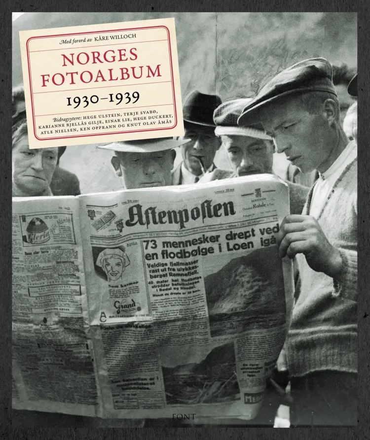 Omslag Norges fotoalbum 1930-1939 (Innbundet)