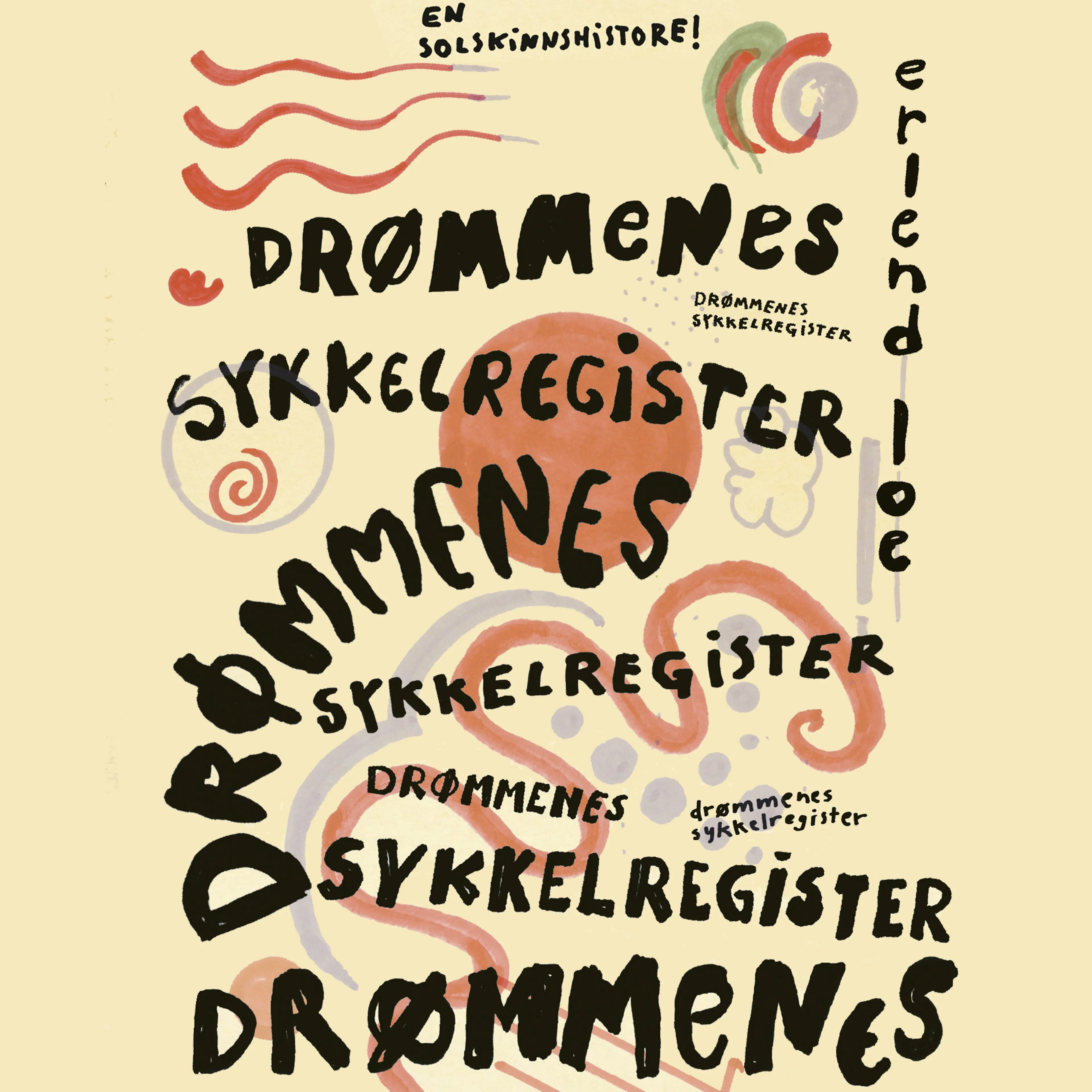 Omslag Drømmenes sykkelregister av Erlend Loe (Lydbok)