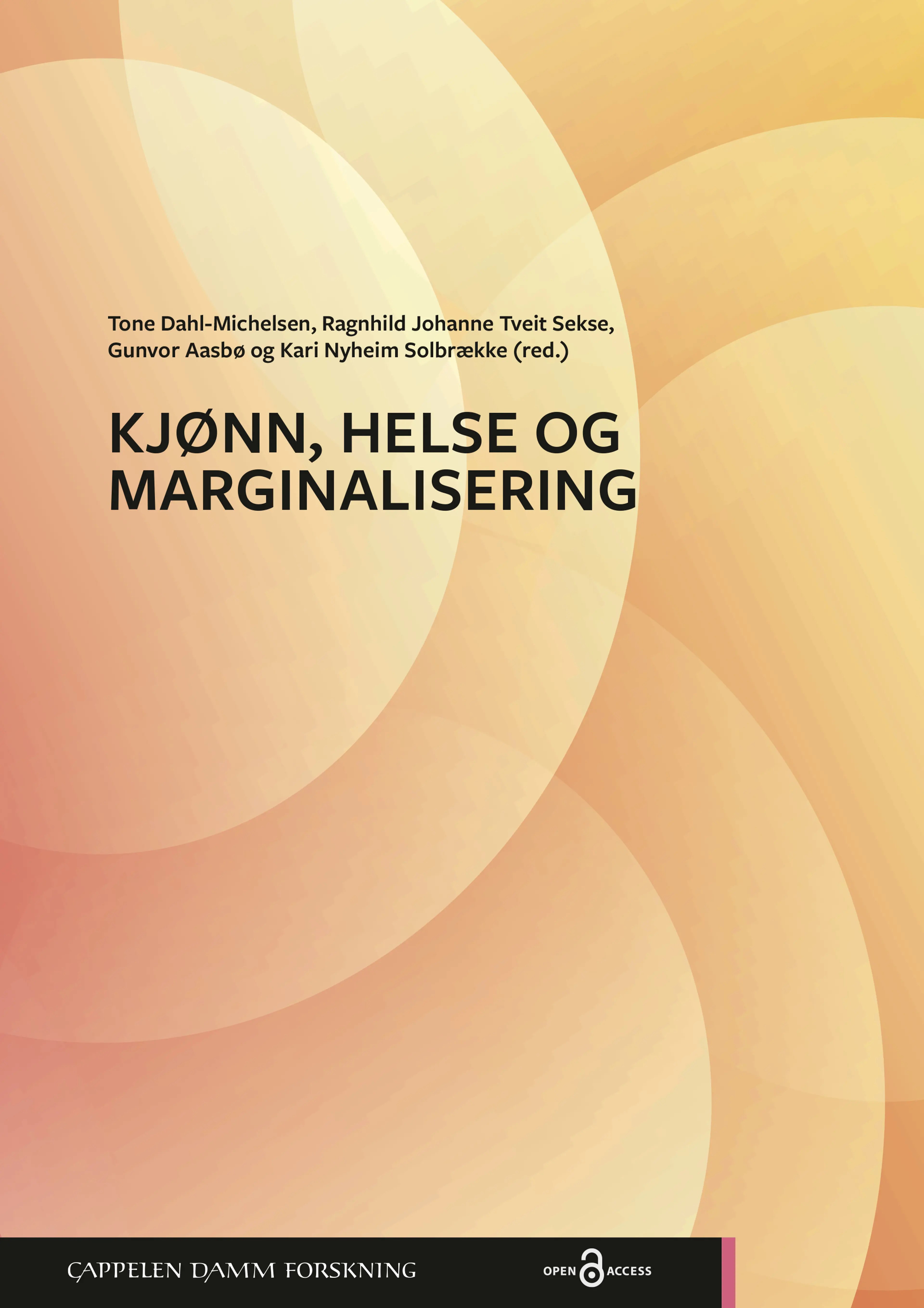 Omslag Kjønn, helse og marginalisering av Tone Dahl-Michelsen, Ragnhild Johanne Tveit Sekse, Gunvor Aasbø og Kari Nyheim Solbrække (red.) (Heftet)