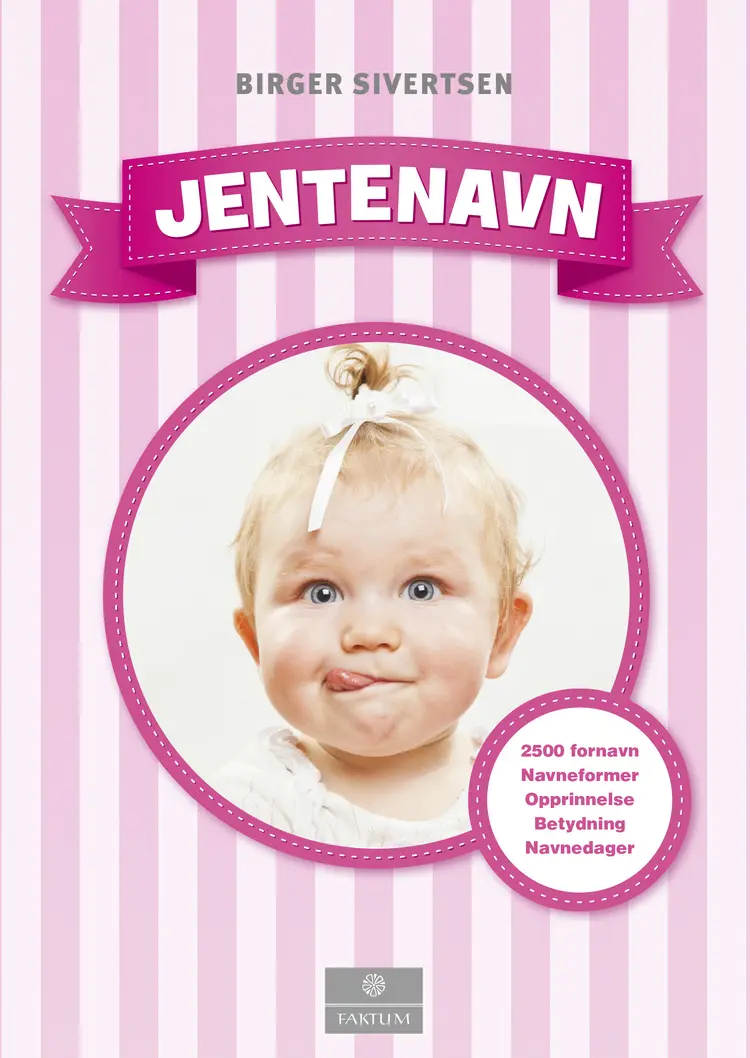 Omslag Jentenavn av Birger Sivertsen (Innbundet)