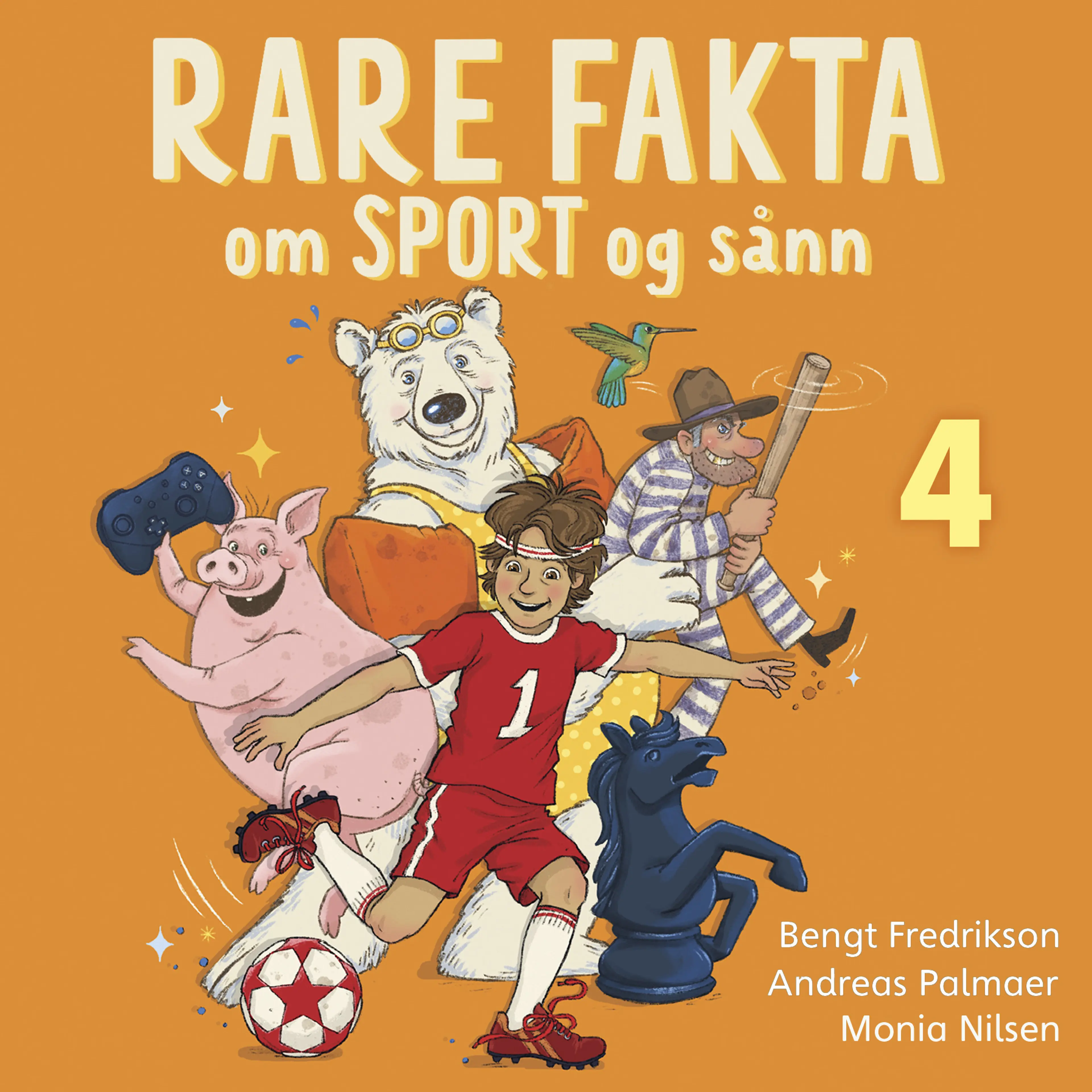 Omslag Rare fakta om sport og sånn av Bengt Fredrikson og Andreas Palmaer (Lydbok)