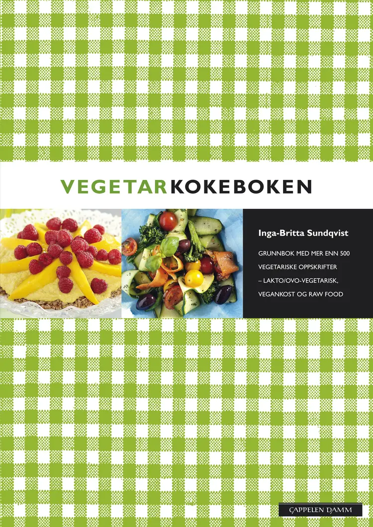 Omslag Vegetarkokeboken av Inga-Britta Sundqvist (Innbundet)