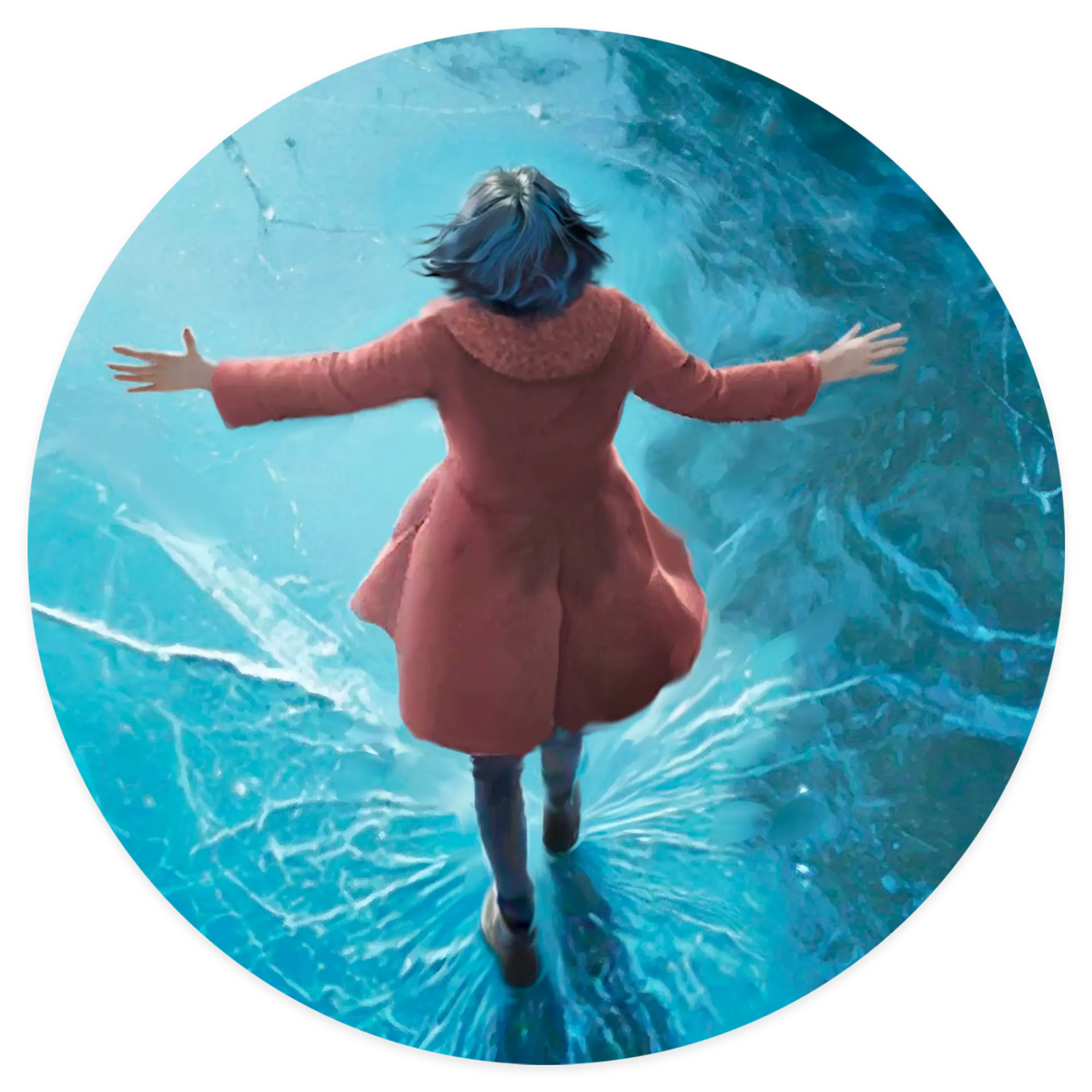 Illustrasjon fra bok 3 i serien Elly