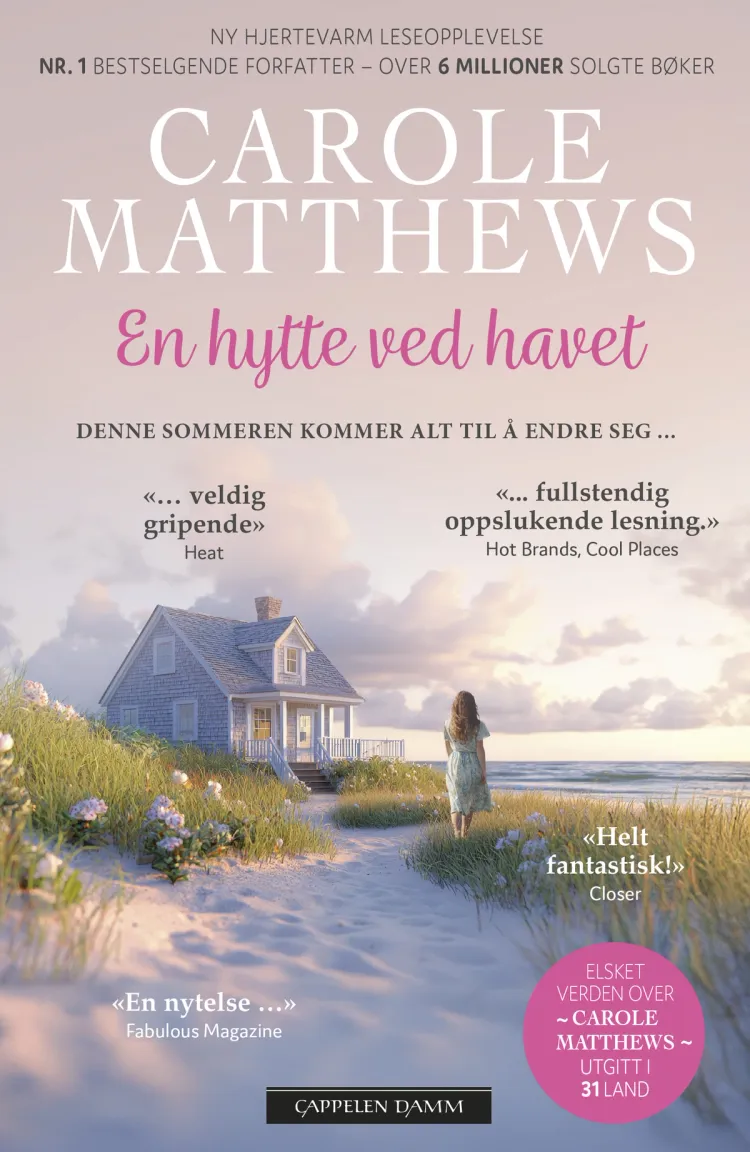 Omslag En hytte ved havet av Carole Matthews (Heftet)
