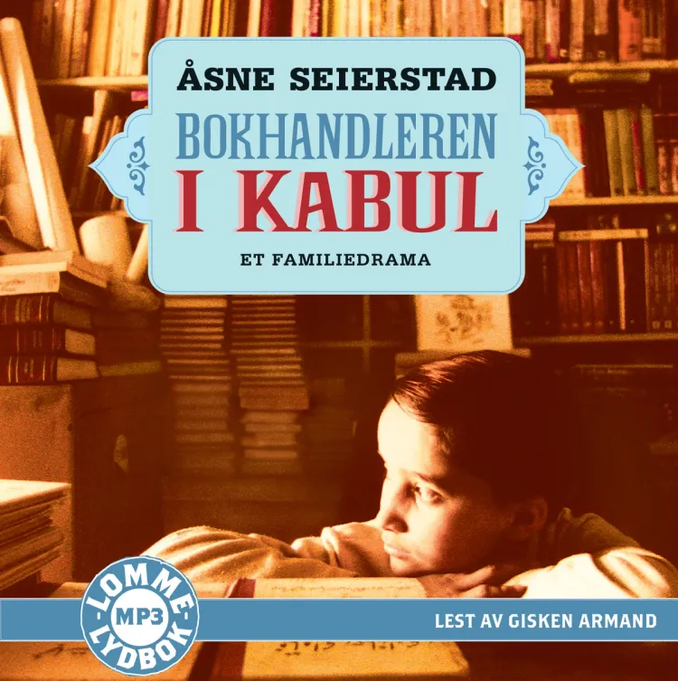 Omslag Bokhandleren i Kabul av Åsne Seierstad (CD)