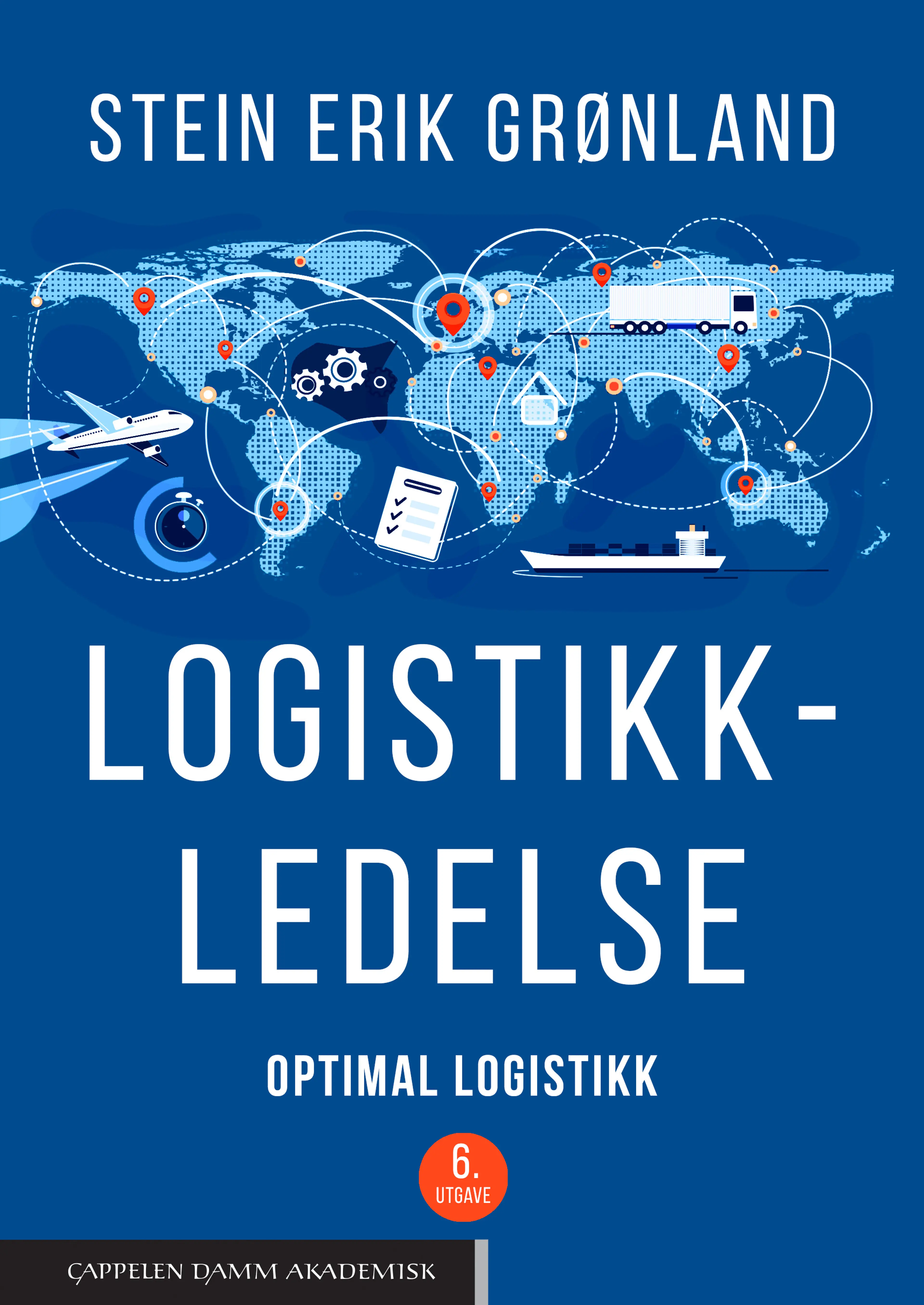 Omslag Logistikkledelse av Stein Erik Grønland (Heftet)