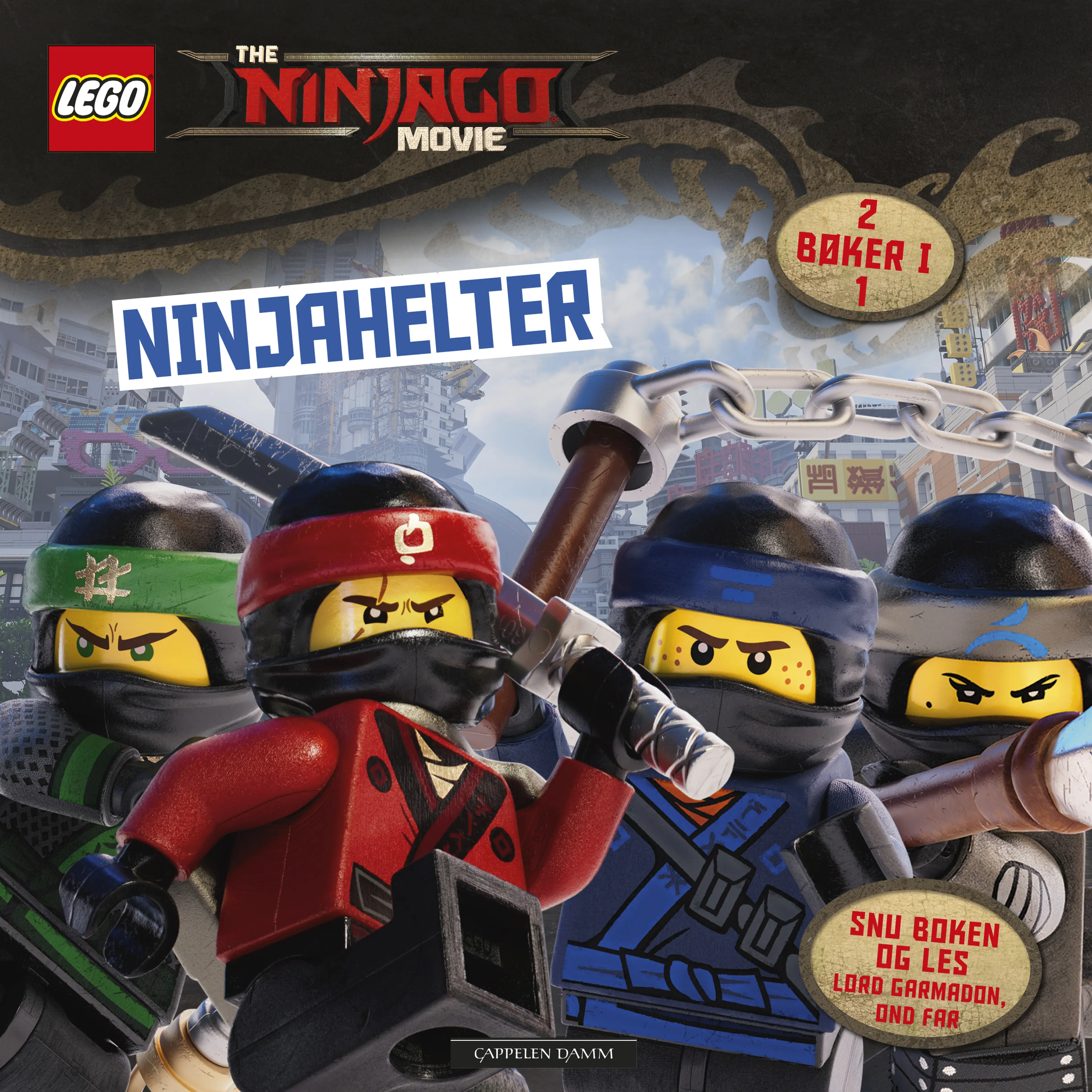 Omslag LEGO® The NINJAGO® Movie™ - Ninjahelter av Michael Petranek (Innbundet)