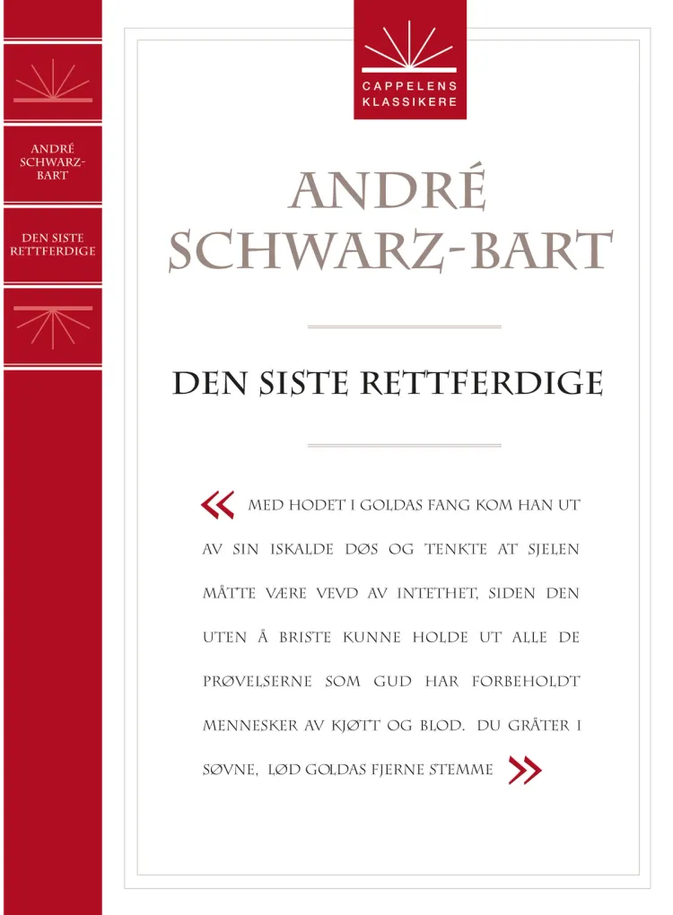 Omslag Den siste rettferdige av André Schwarz-Bart (Heftet)