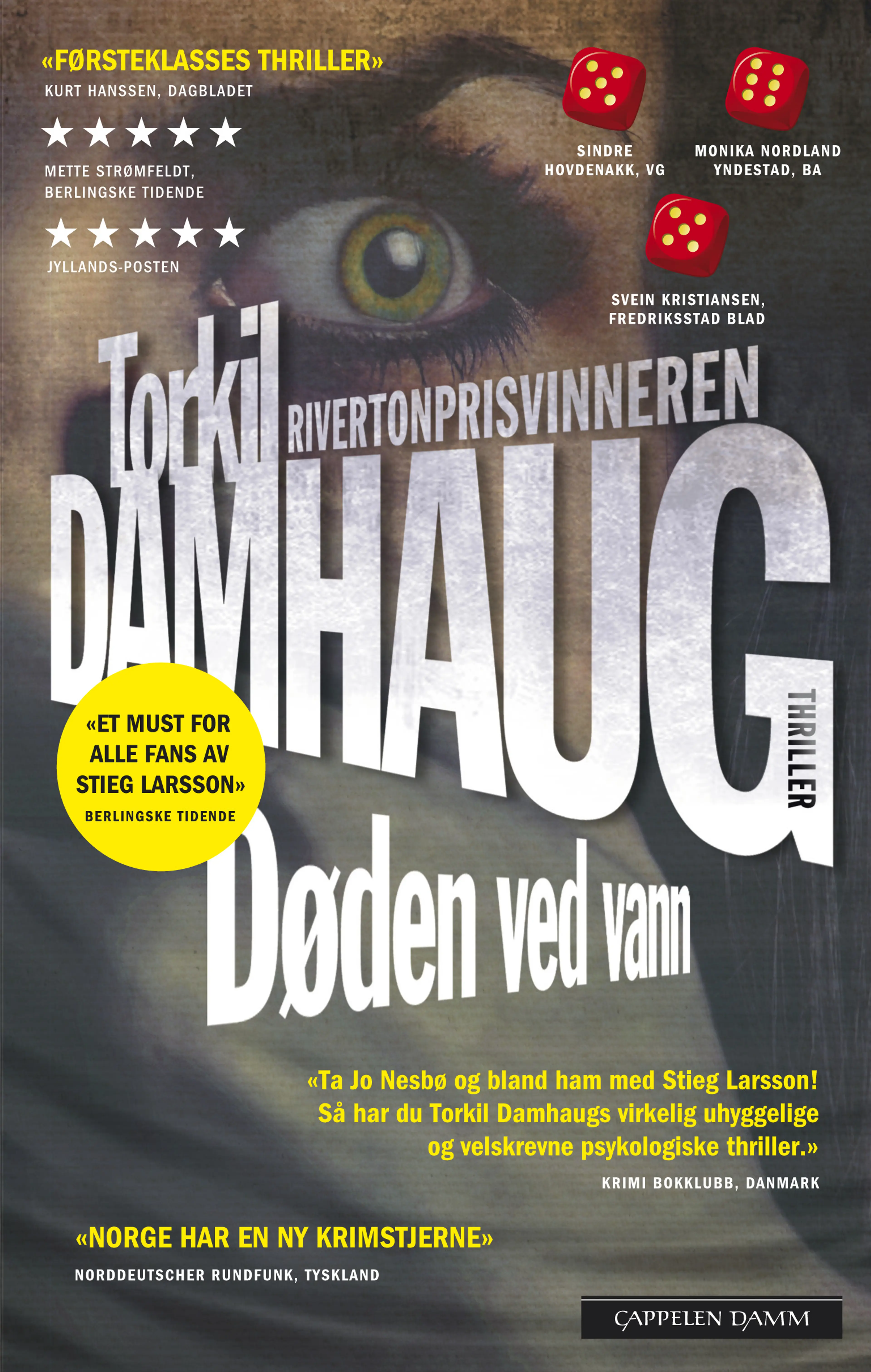 Omslag Døden ved vann av Torkil Damhaug (Heftet)