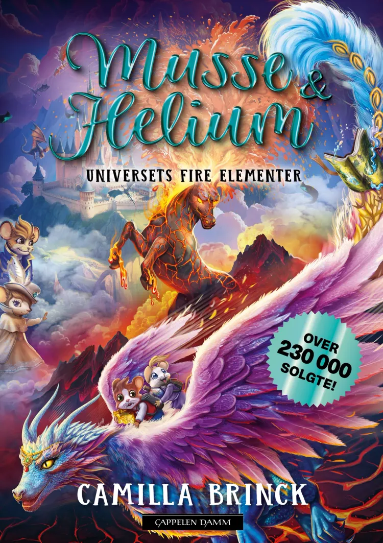 Omslag Musse & Helium 10: Universets fire elementer av Camilla Brinck (Ebok)