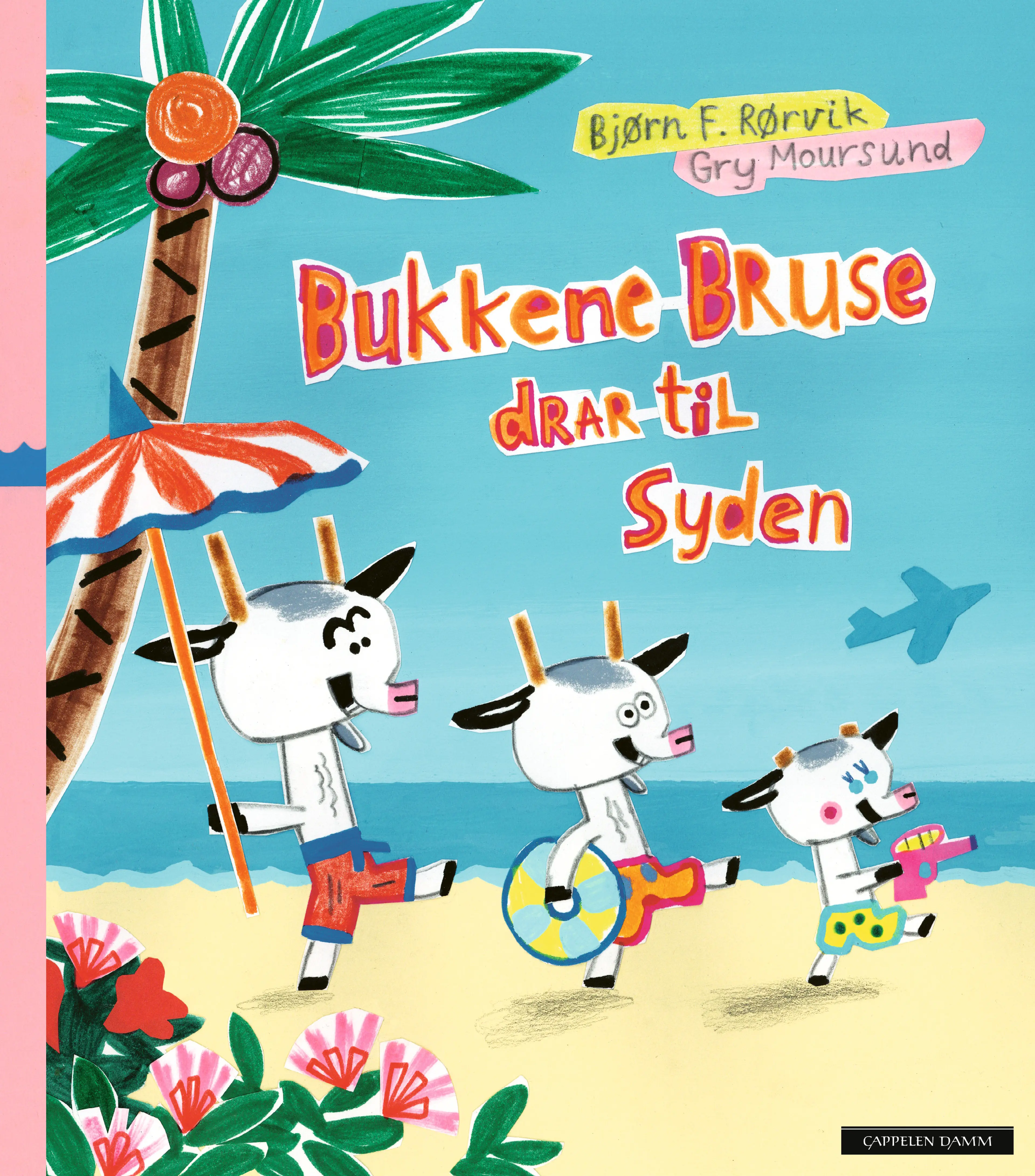 Omslag Bukkene Bruse drar til Syden av Bjørn F. Rørvik og Gry Moursund (Ebok)