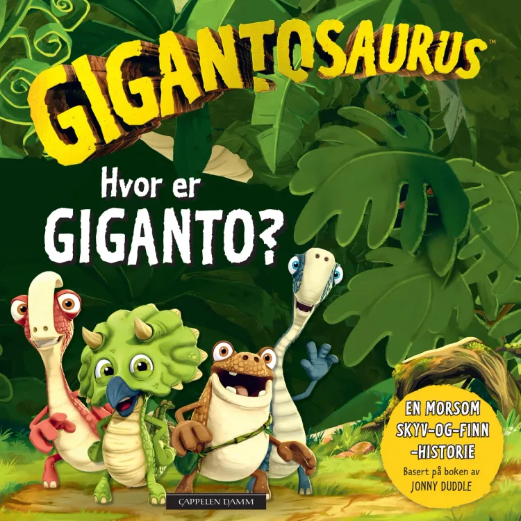 Omslag Gigantosaurus - Hvor er Giganto? (Innbundet)