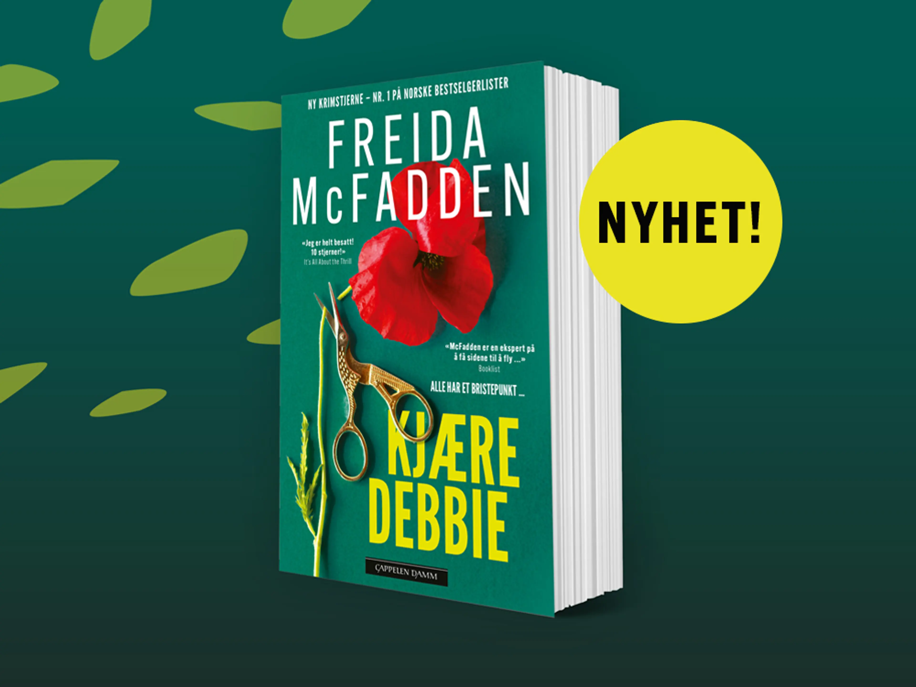 Boken Kjære Debbie av Freida McFadden