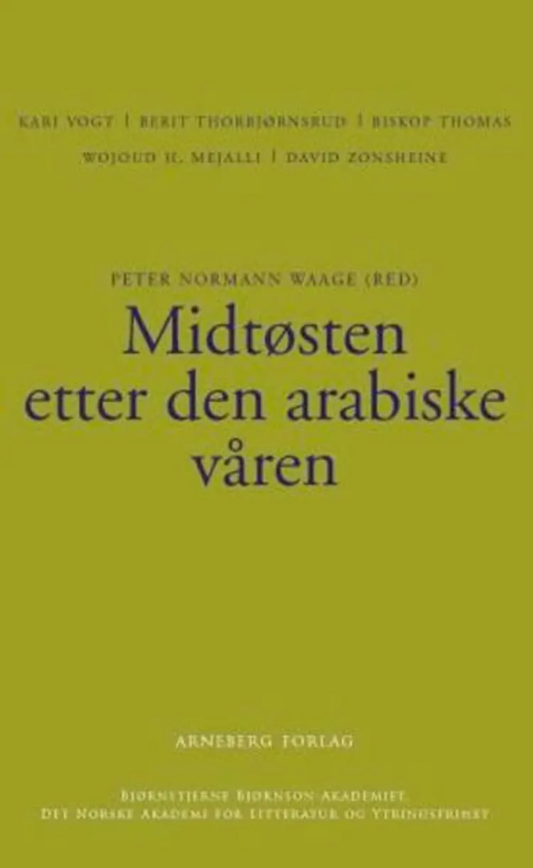 Omslag Midtøsten etter den arabiske våren (Heftet)