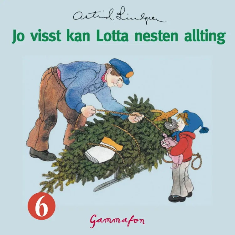 Omslag Jo visst kan Lotta nesten allting av Astrid Lindgren (Lydbok)