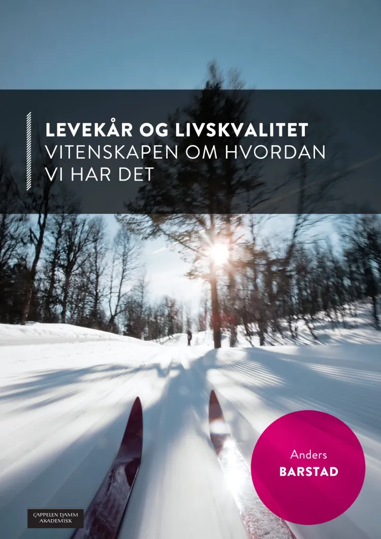 Omslag Levekår og livskvalitet av Anders Barstad (Heftet)