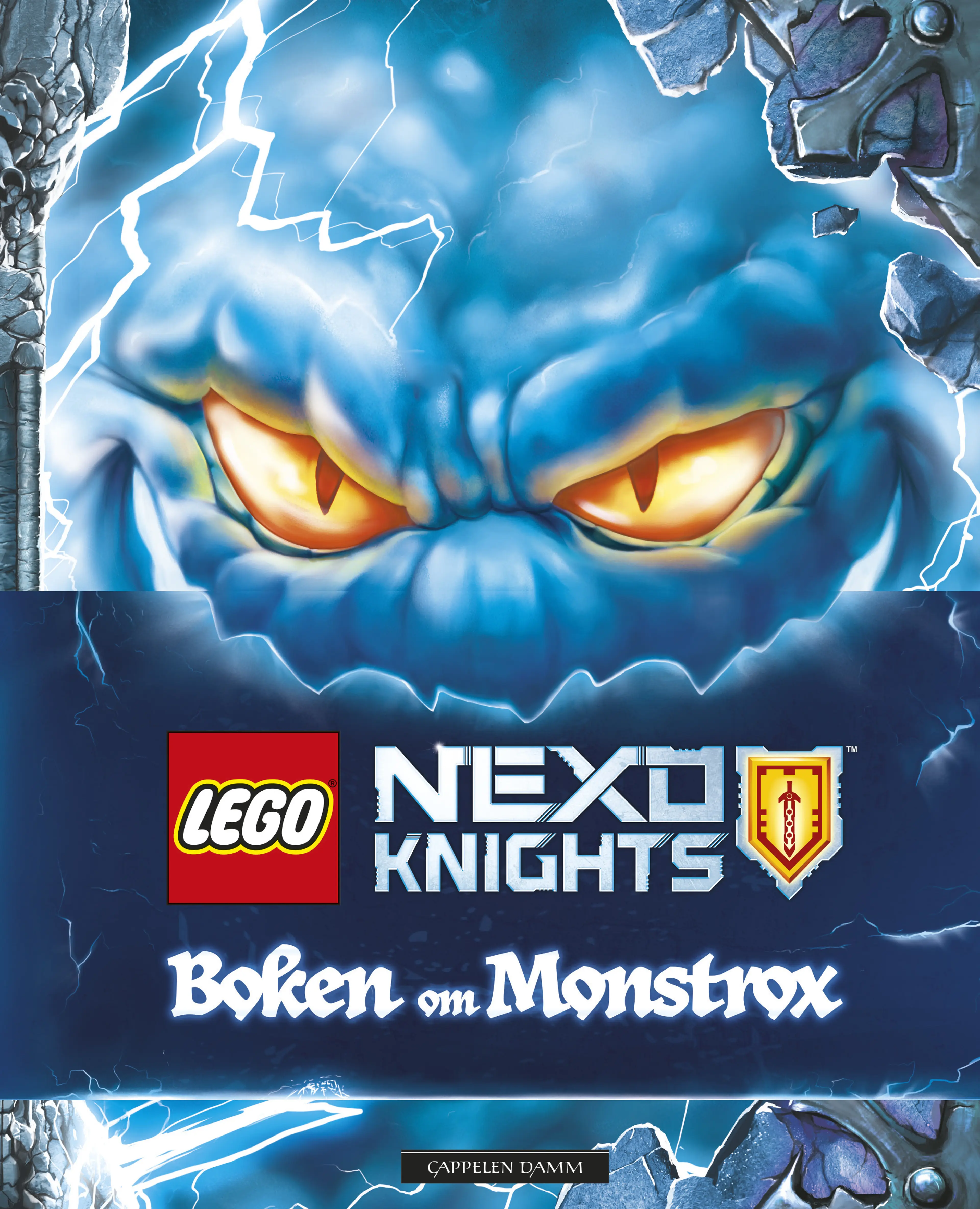 Omslag LEGO® NEXO KNIGHTS™ Boken om Monstrox (Innbundet)