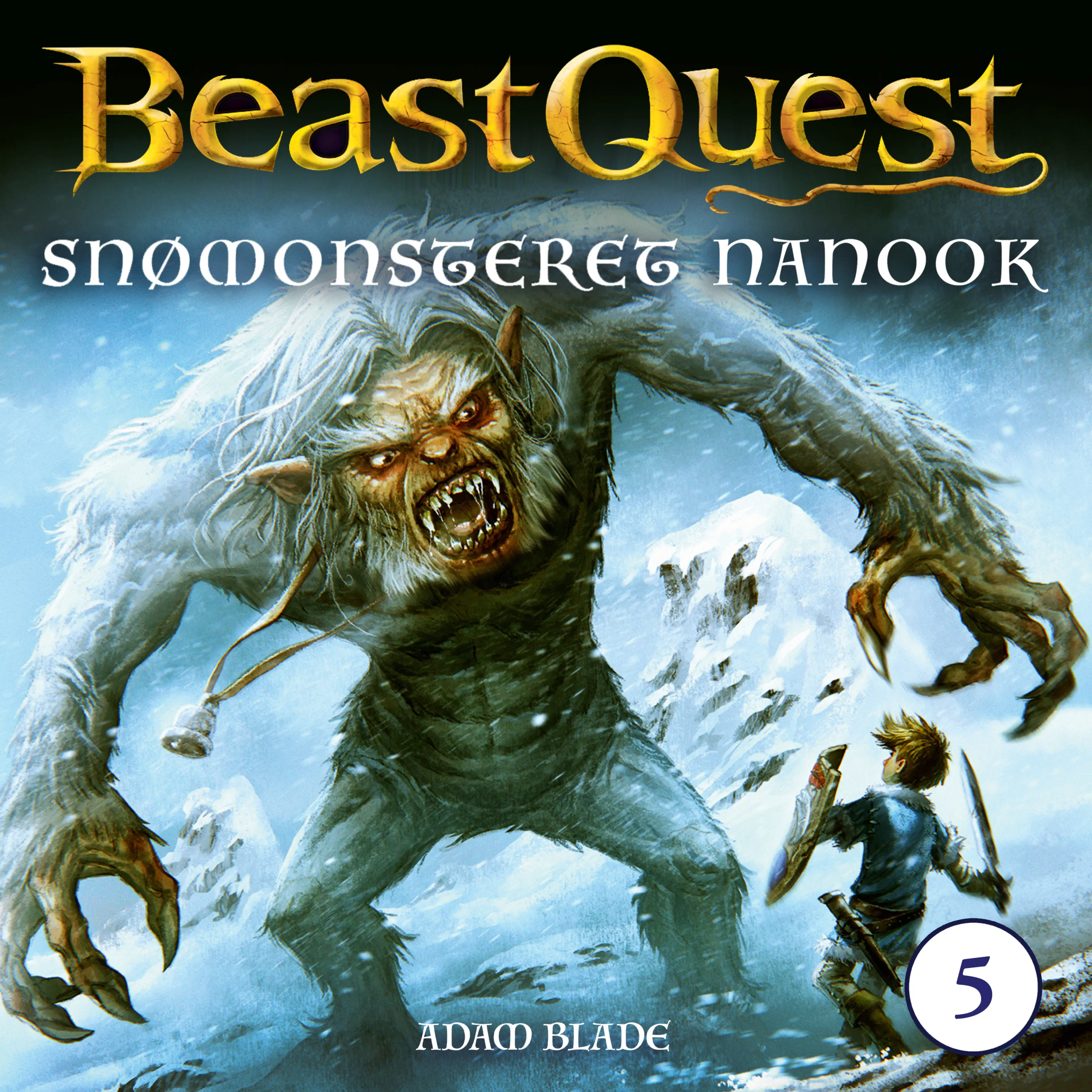 Omslag Beast Quest - Snømonsteret Nanook av Adam Blade (Lydbok)
