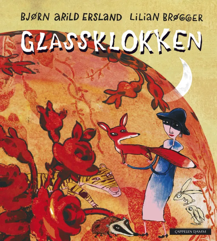 Omslag Glassklokken av Bjørn Arild Ersland og Lilian Brøgger (Innbundet)