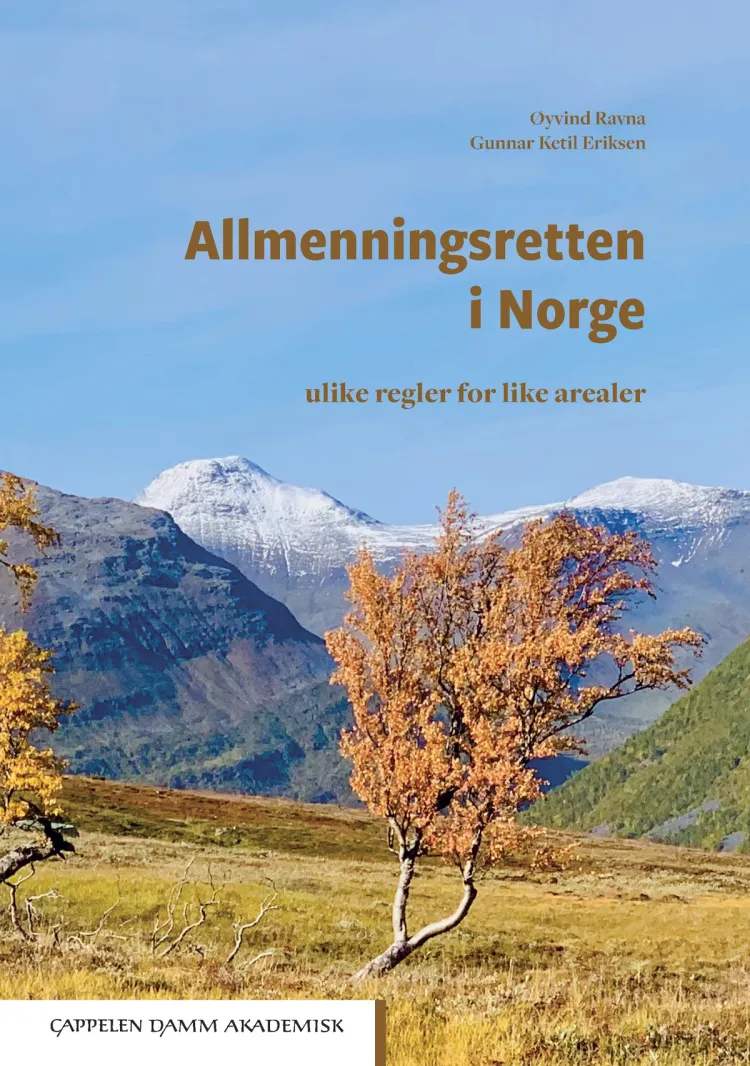 Omslag Allmenningsretten i Norge av Øyvind Ravna og Gunnar Ketil Eriksen (Innbundet)