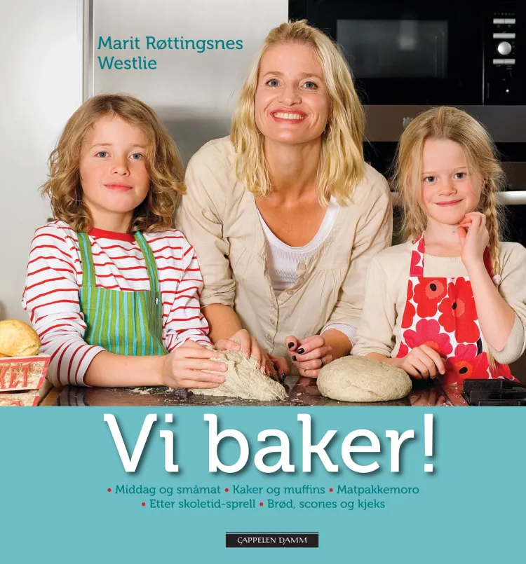 Omslag Vi baker! av Marit Røttingsnes Westlie (Innbundet)