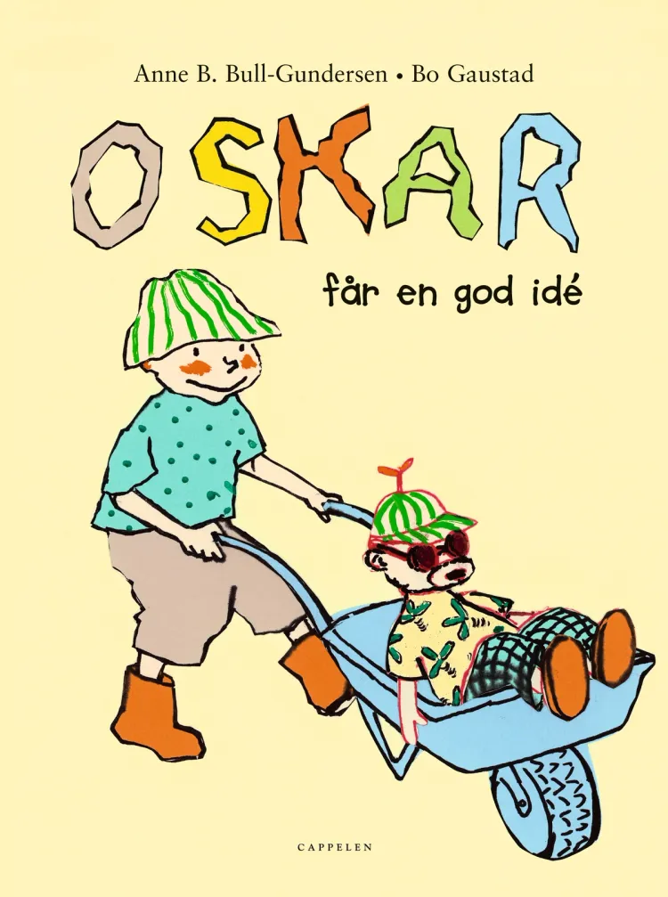 Omslag Oskar får en god idé av Anne B. Bull-Gundersen (Innbundet)