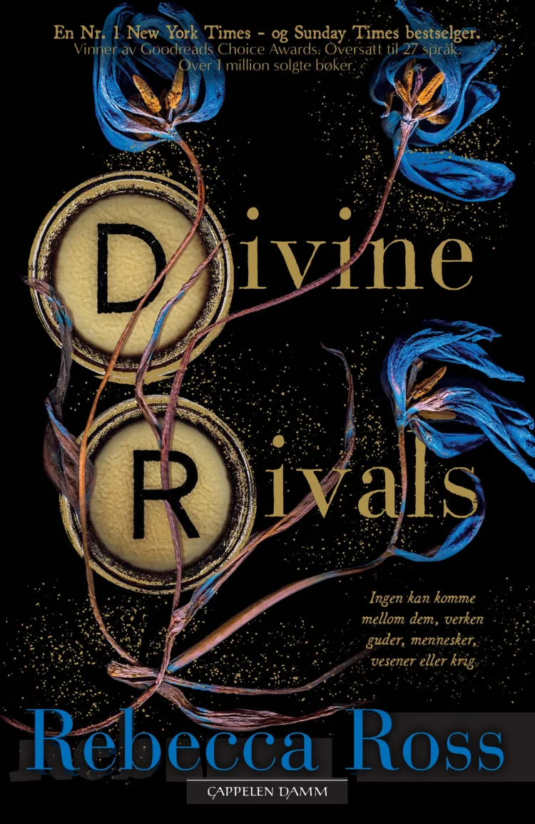 Omslag Divine Rivals av Rebecca Ross (Heftet)