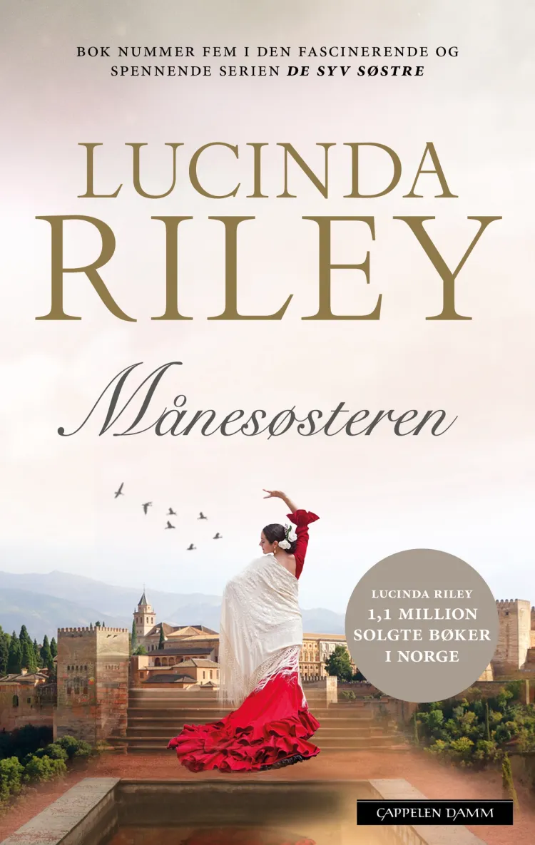Omslag Månesøsteren av Lucinda Riley (Innbundet)