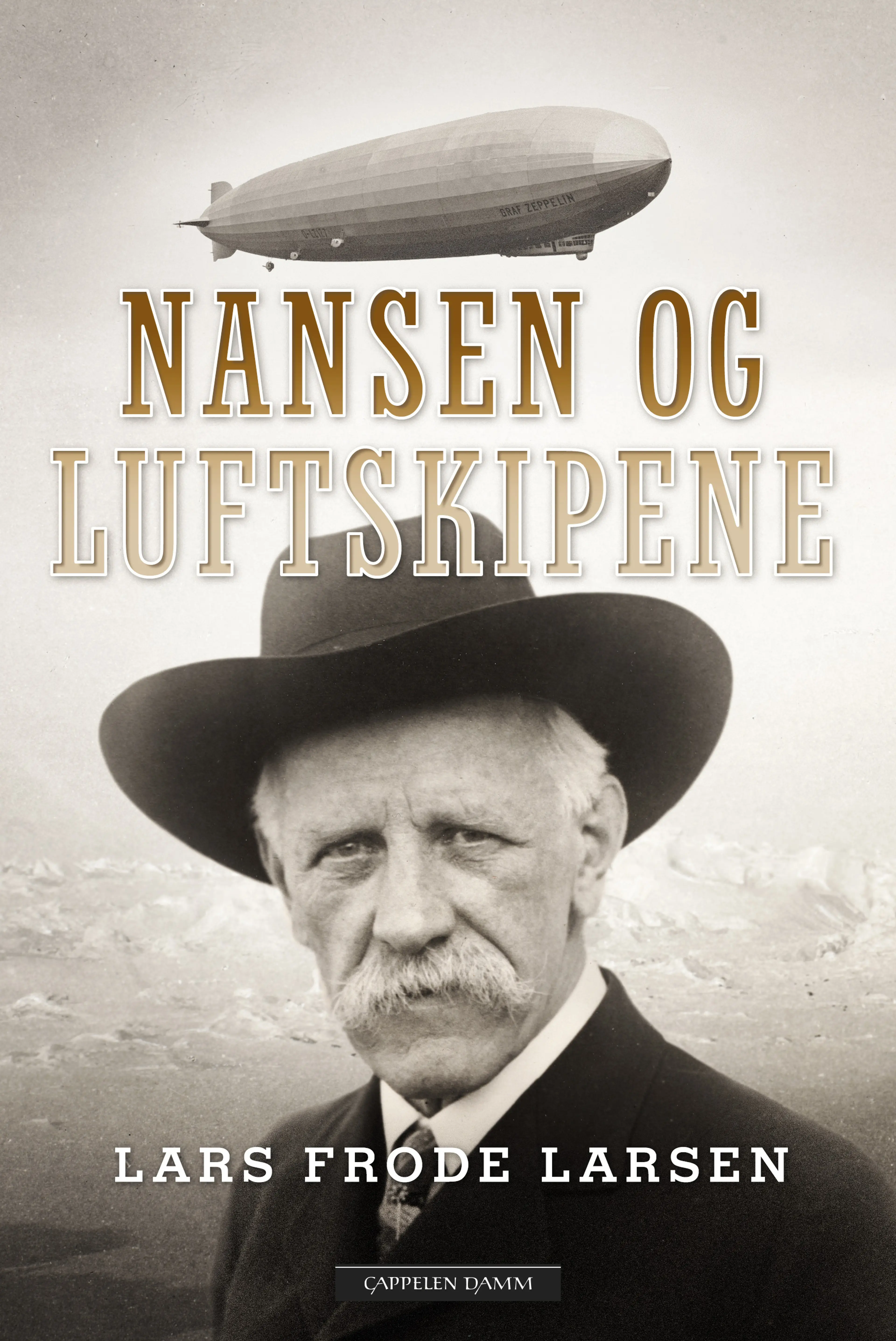 Omslag Nansen og luftskipene av Lars Frode Larsen (Ebok)