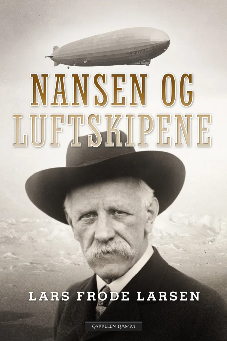 Omslag Nansen og luftskipene av Lars Frode Larsen (Ebok)
