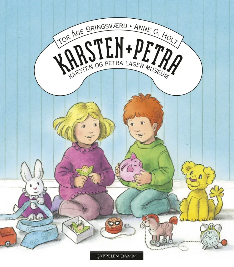 Omslag Karsten og Petra lager museum av Tor Åge Bringsværd (Ebok)