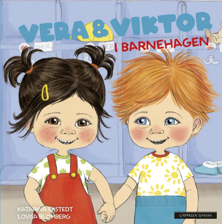 Omslag Vera & Viktor i barnehagen av Katarina Ekstedt (Innbundet)