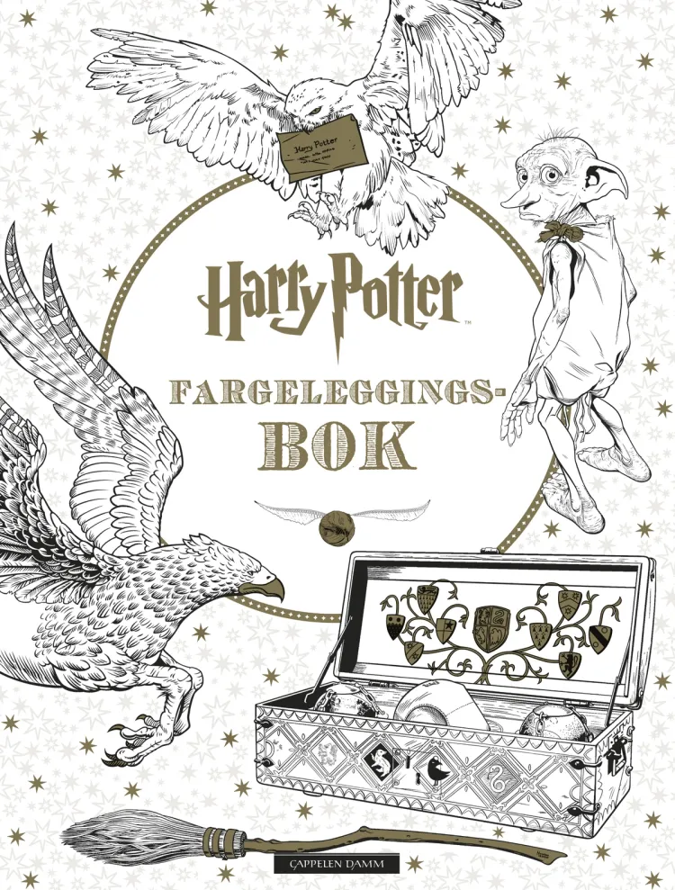 Omslag Harry Potter Fargeleggingsbok (Heftet)