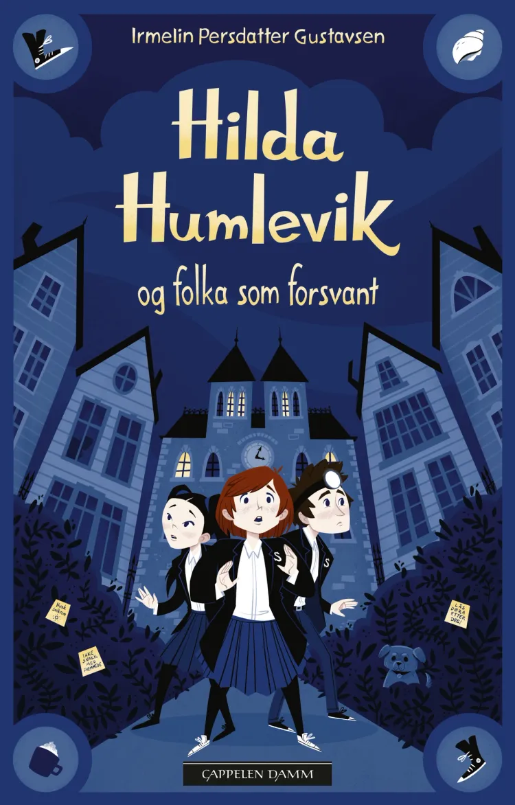 Omslag Hilda Humlevik og folka som forsvant av Irmelin Persdatter Gustavsen (Innbundet)