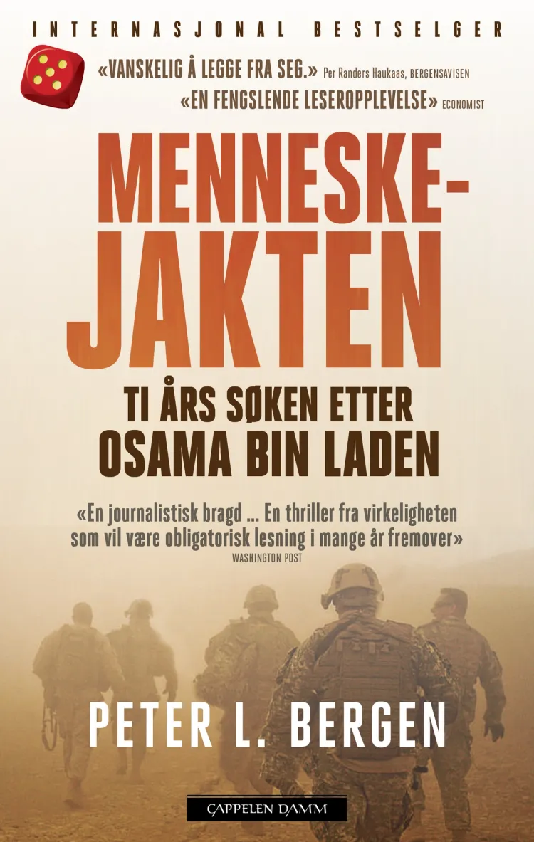 Omslag Menneskejakten: Ti års søken etter Osama bin Laden av Peter L. Bergen (Heftet)