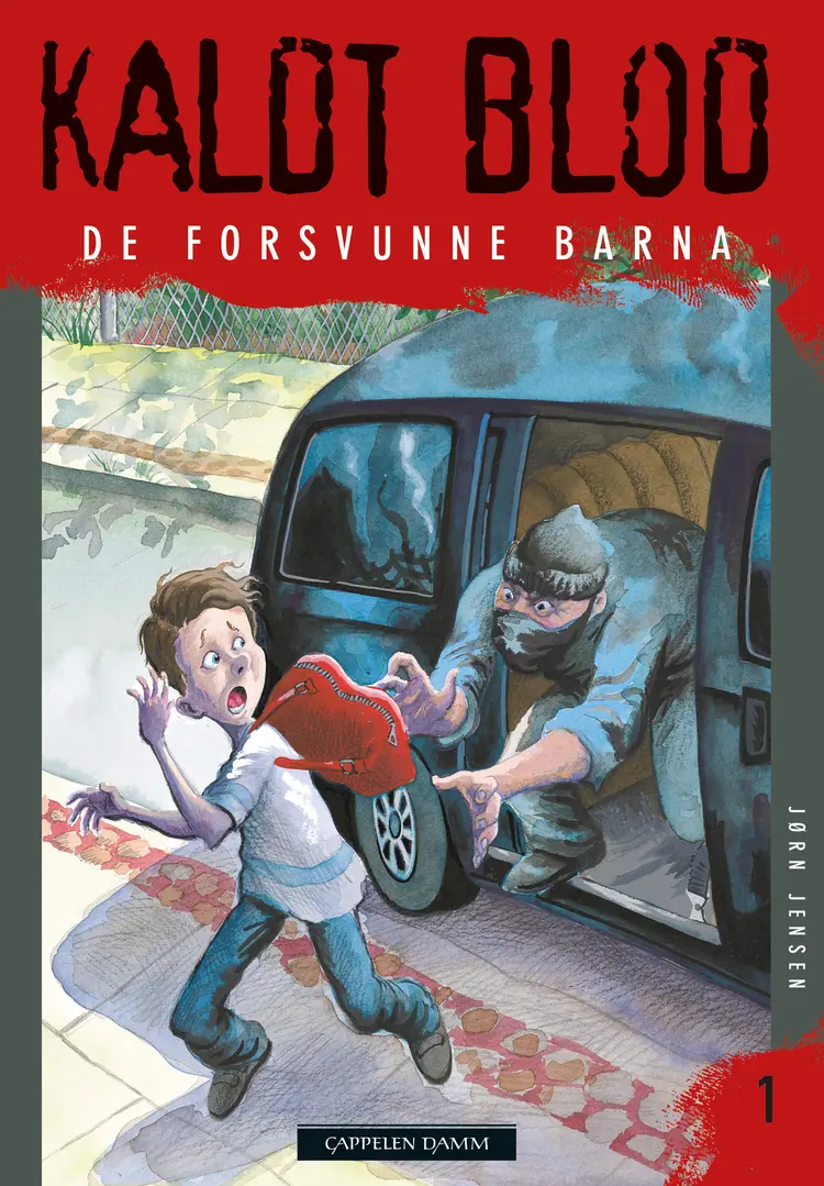 Omslag Kaldt blod 1 - De forsvunne barna av Jørn Jensen (Heftet)