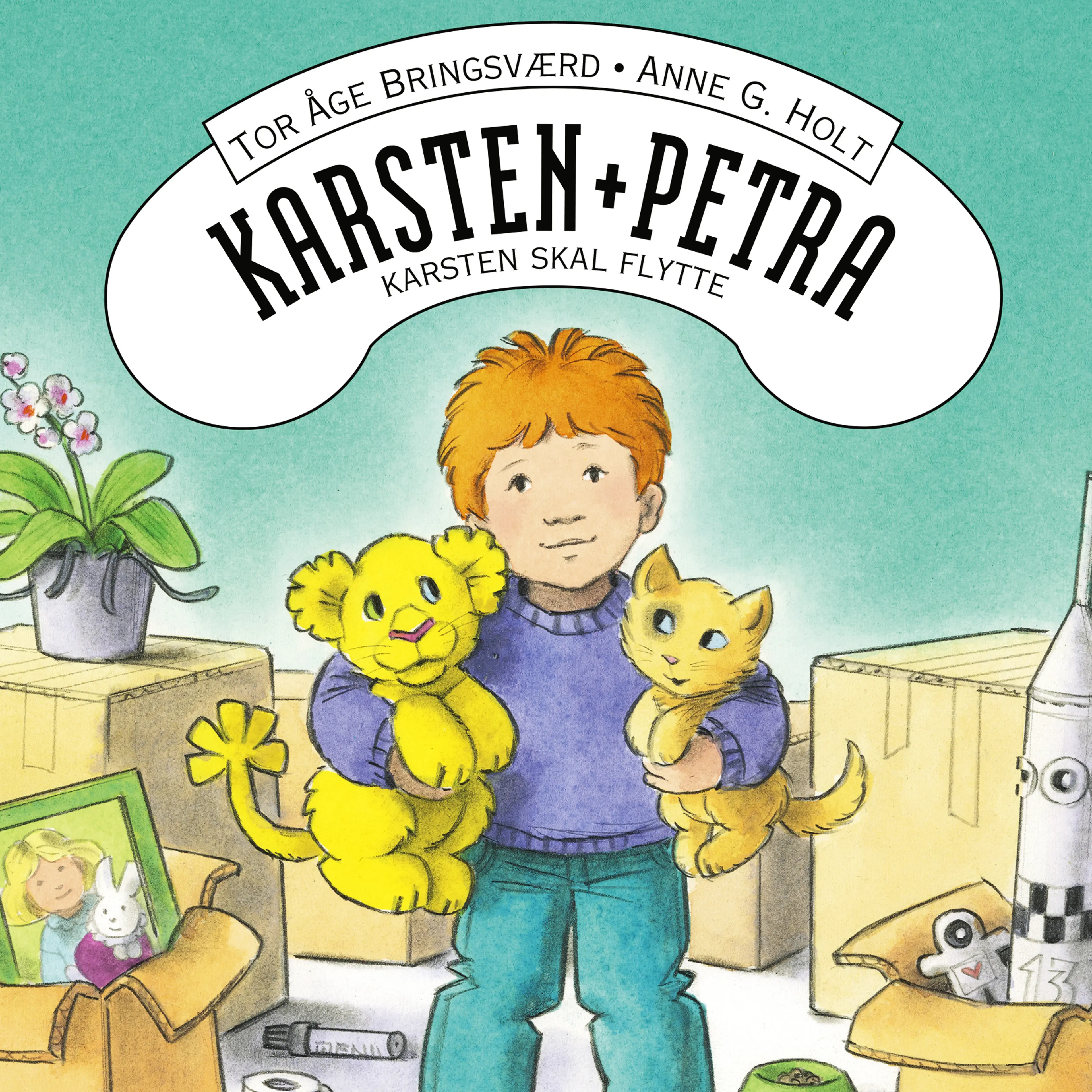 Omslag Karsten skal flytte av Tor Åge Bringsværd (Lydbok)