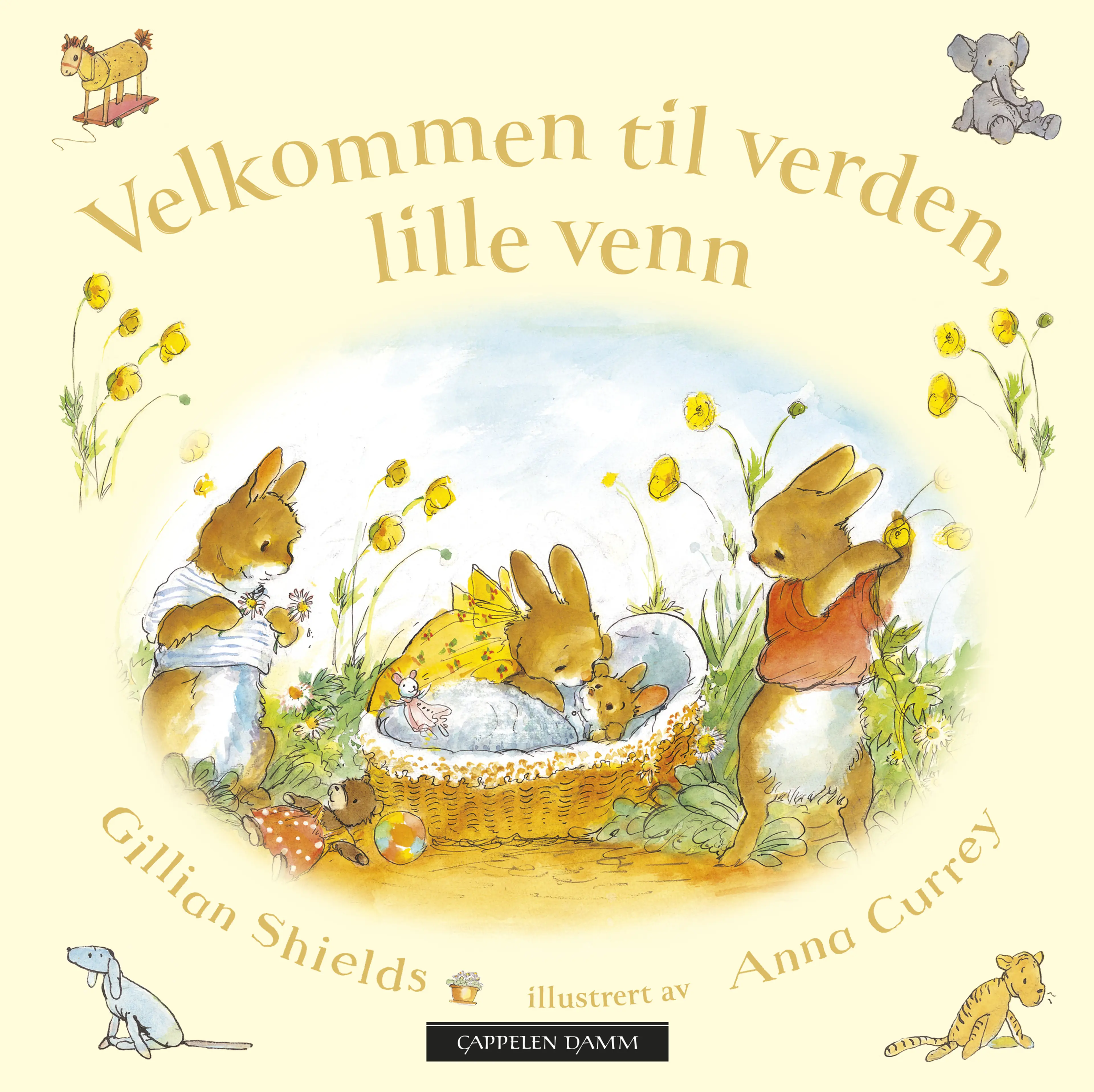 Omslag Velkommen til verden, lille venn av Gillian Shields (Innbundet)
