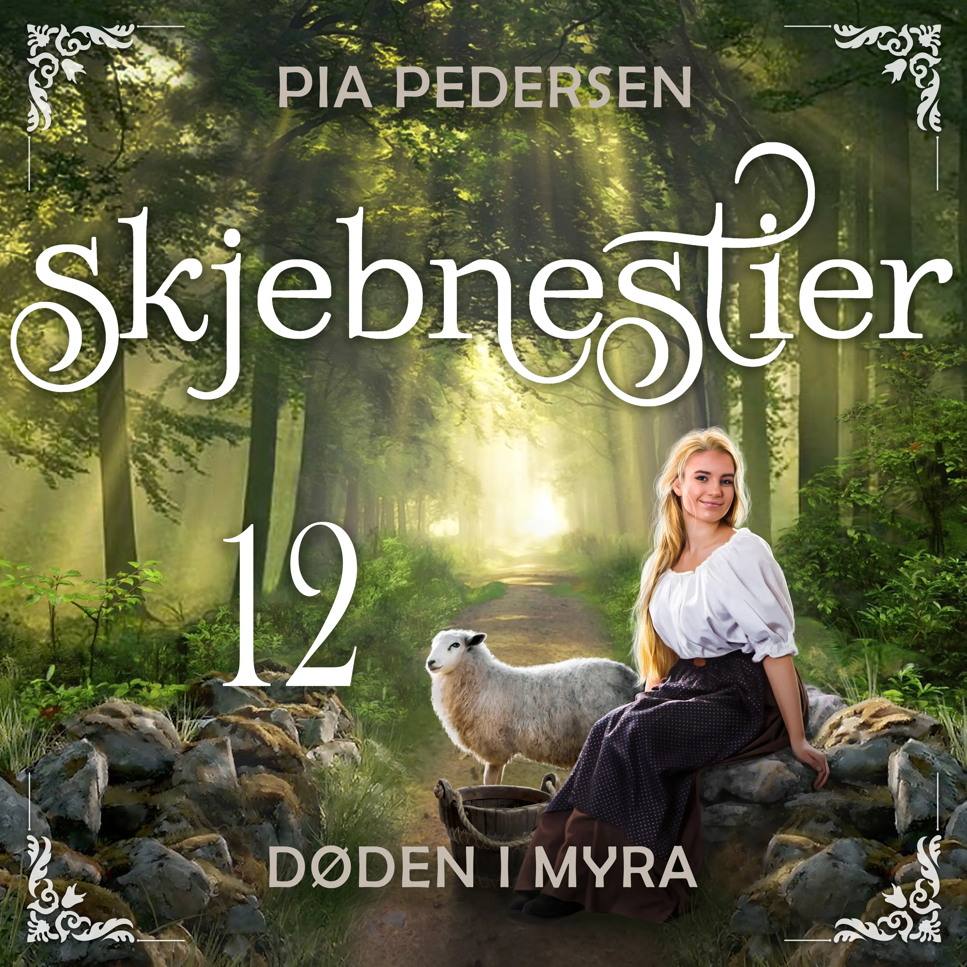 Omslag Døden i myra av Pia Pedersen (Lydbok)