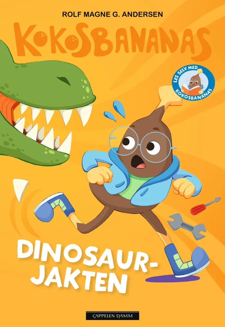 Omslag Les selv med Kokosbananas: Dinosaurjakten av Rolf Magne G. Andersen (Innbundet)