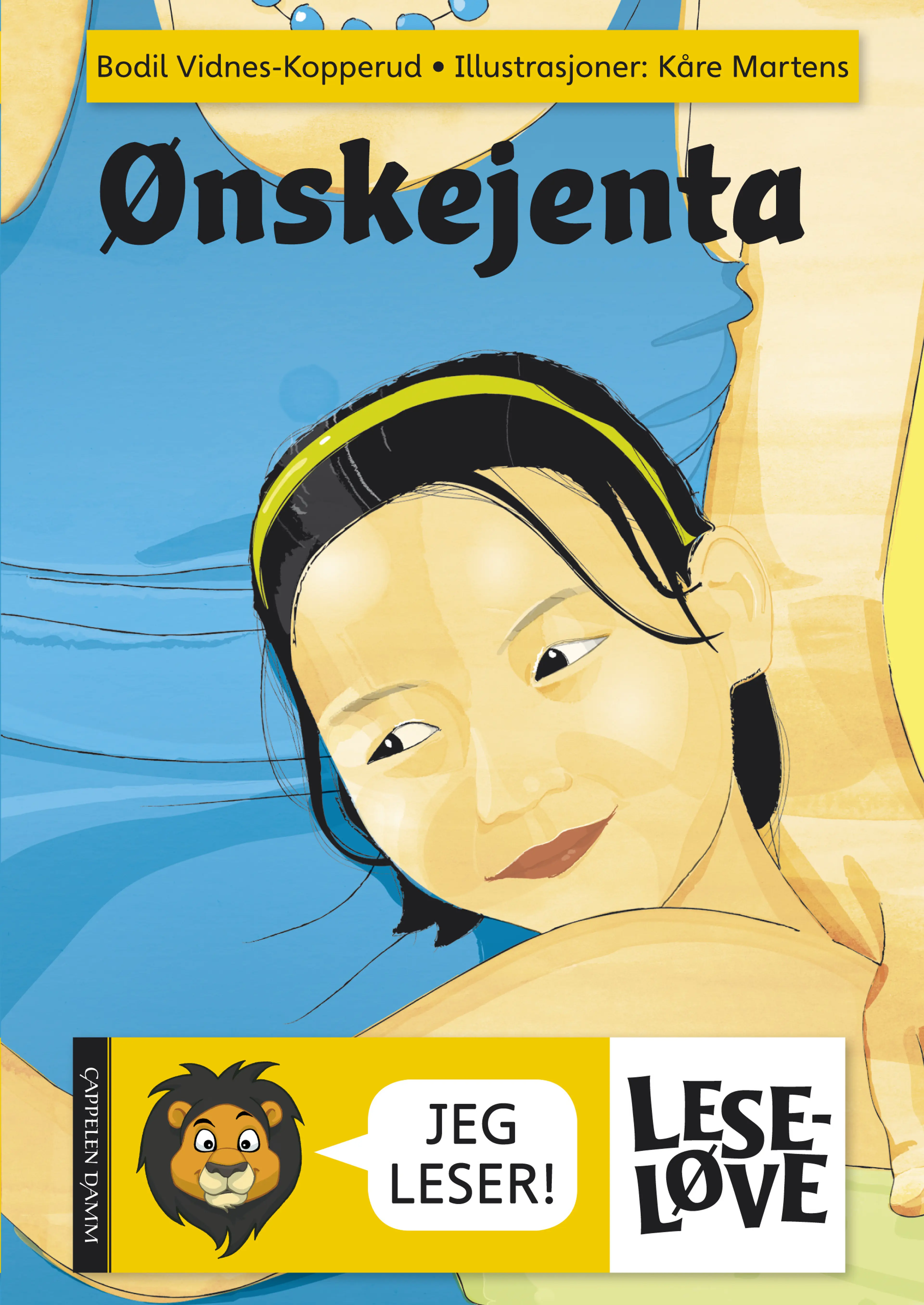 Omslag Leseløve - Ønskejenta av Bodil Vidnes-Kopperud (Innbundet)