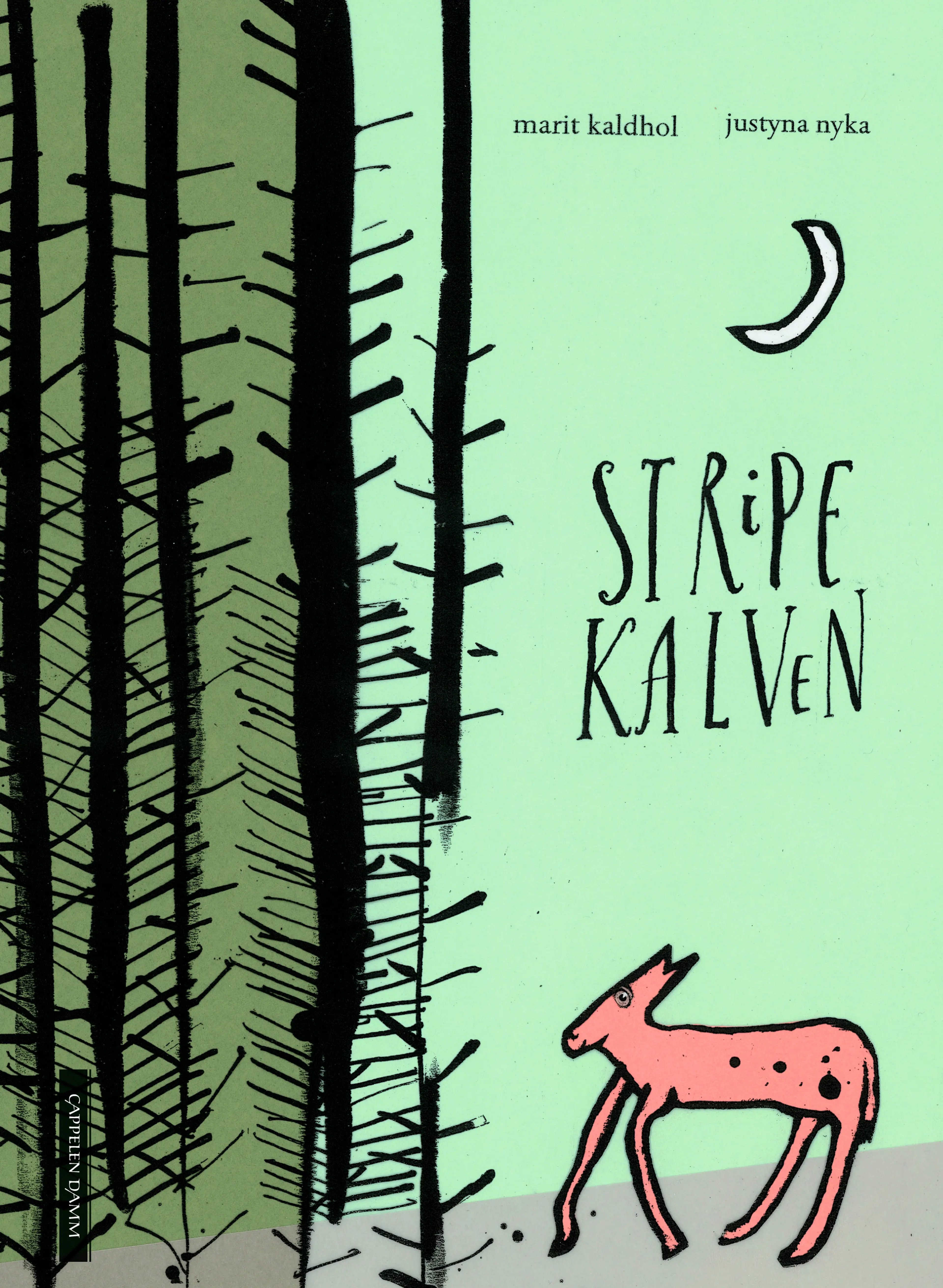 Omslag Stripekalven av Marit Kaldhol (Innbundet)