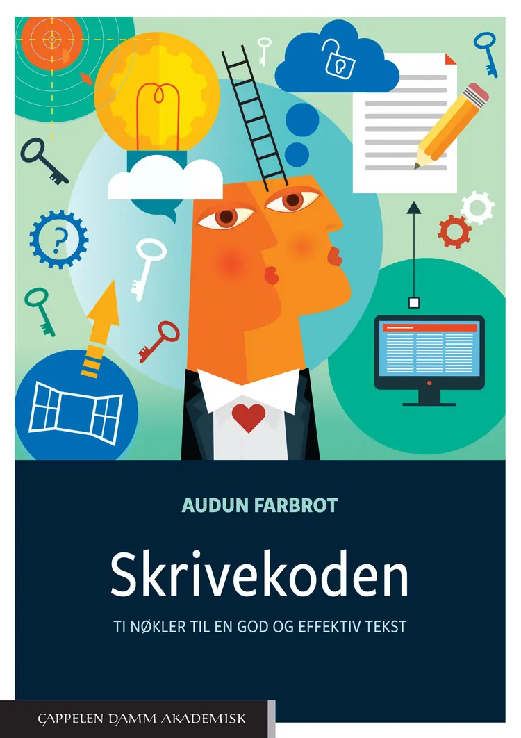 Omslag Skrivekoden av Audun Farbrot (Heftet)