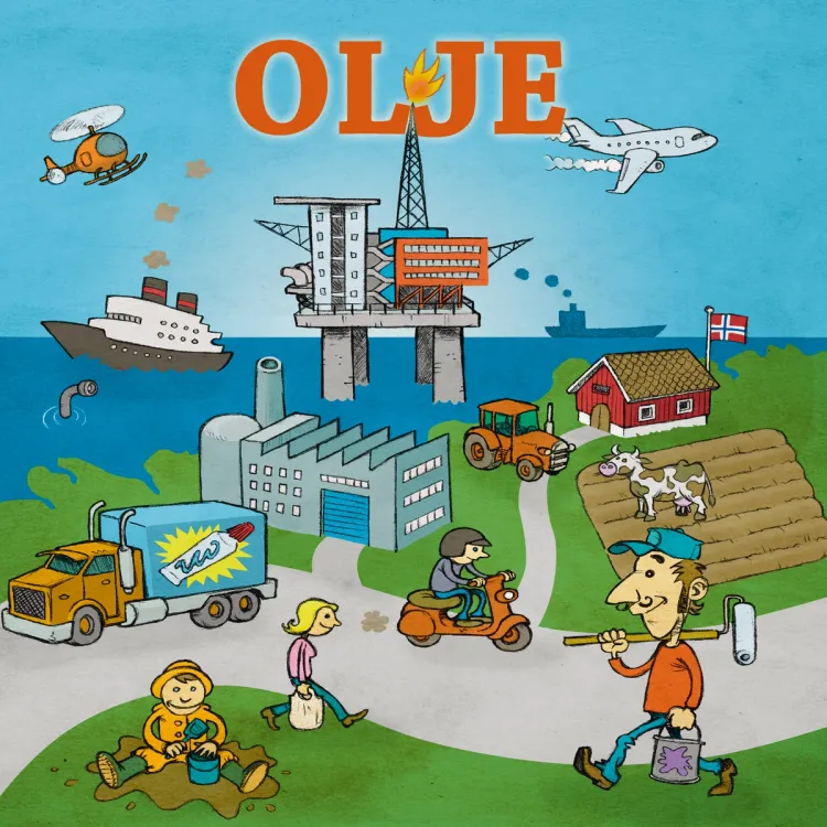 Omslag Olje av Pia Strømstad (Lydbok)