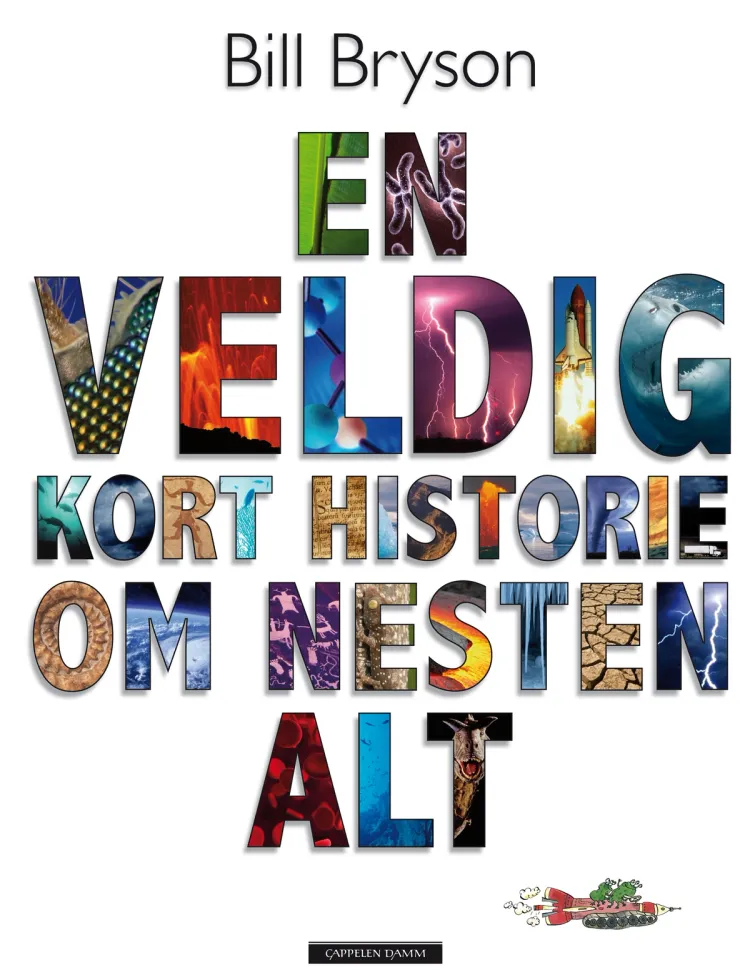 Omslag En VELDIG kort historie om nesten alt av Bill Bryson (Innbundet)
