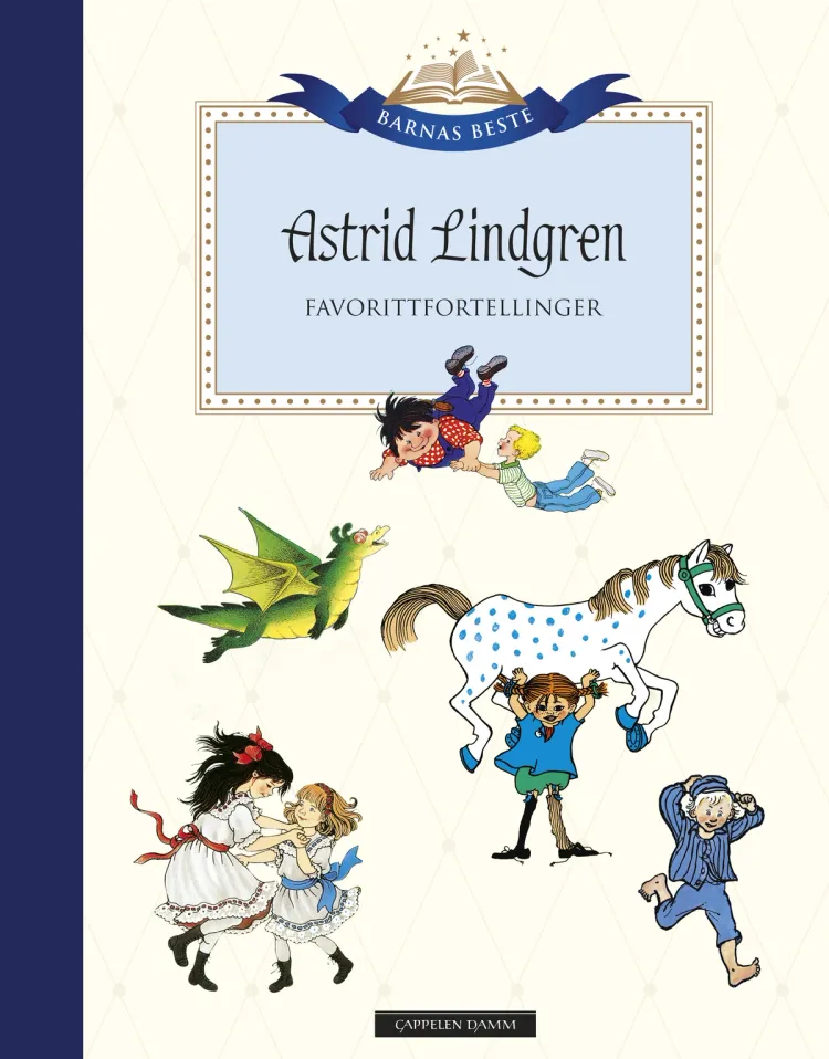 Omslag Barnas Beste: Astrid Lindgren - Favorittfortellinger av Astrid Lindgren og Ilon Wikland (Innbundet)