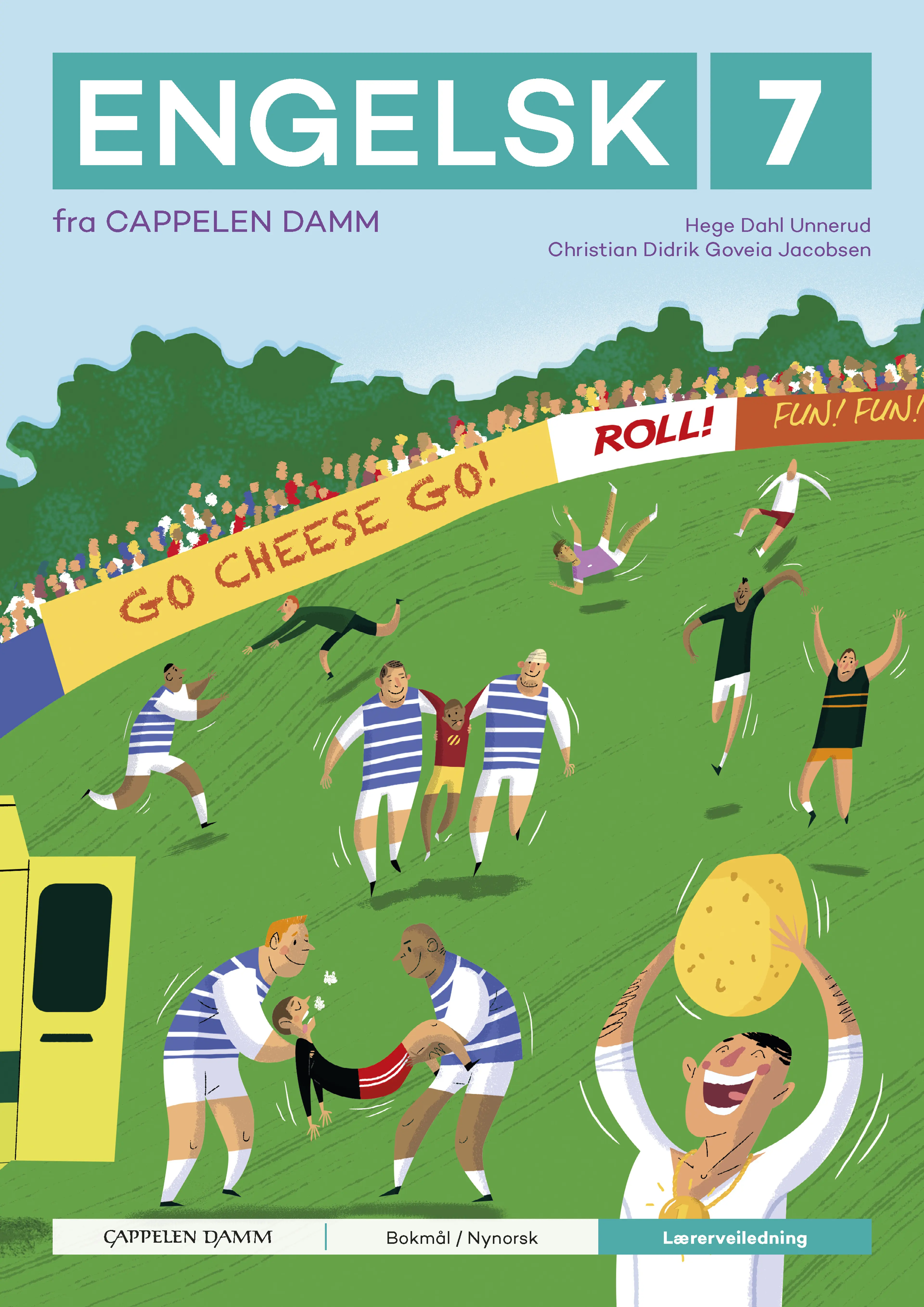 Omslag Engelsk 7 fra Cappelen Damm Lærerveiledning av Hege Dahl Unnerud og Christian Didrik Goveia Jacobsen (Ukjent)