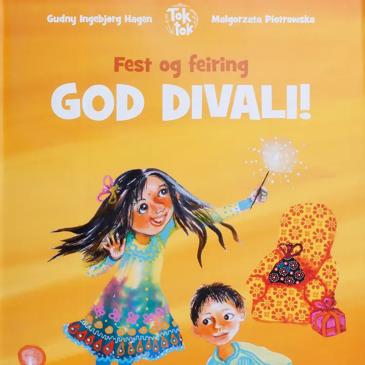 Omslag God divali! av Gudny Ingebjørg Hagen (Lydbok)