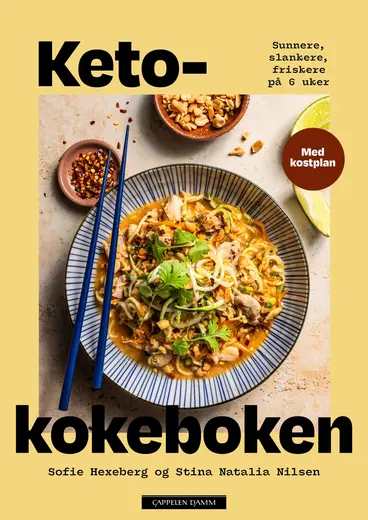Omslag Ketokokeboken av Sofie Hexeberg og Stina Natalia Nilsen (Innbundet)