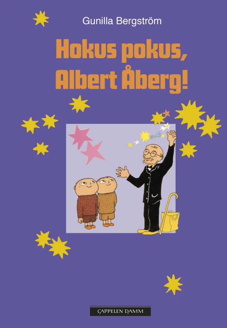 Omslag Hokus pokus, Albert Åberg! av Gunilla Bergström (Innbundet)